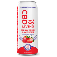 CBD Living Sparkling Water - 12 Pack