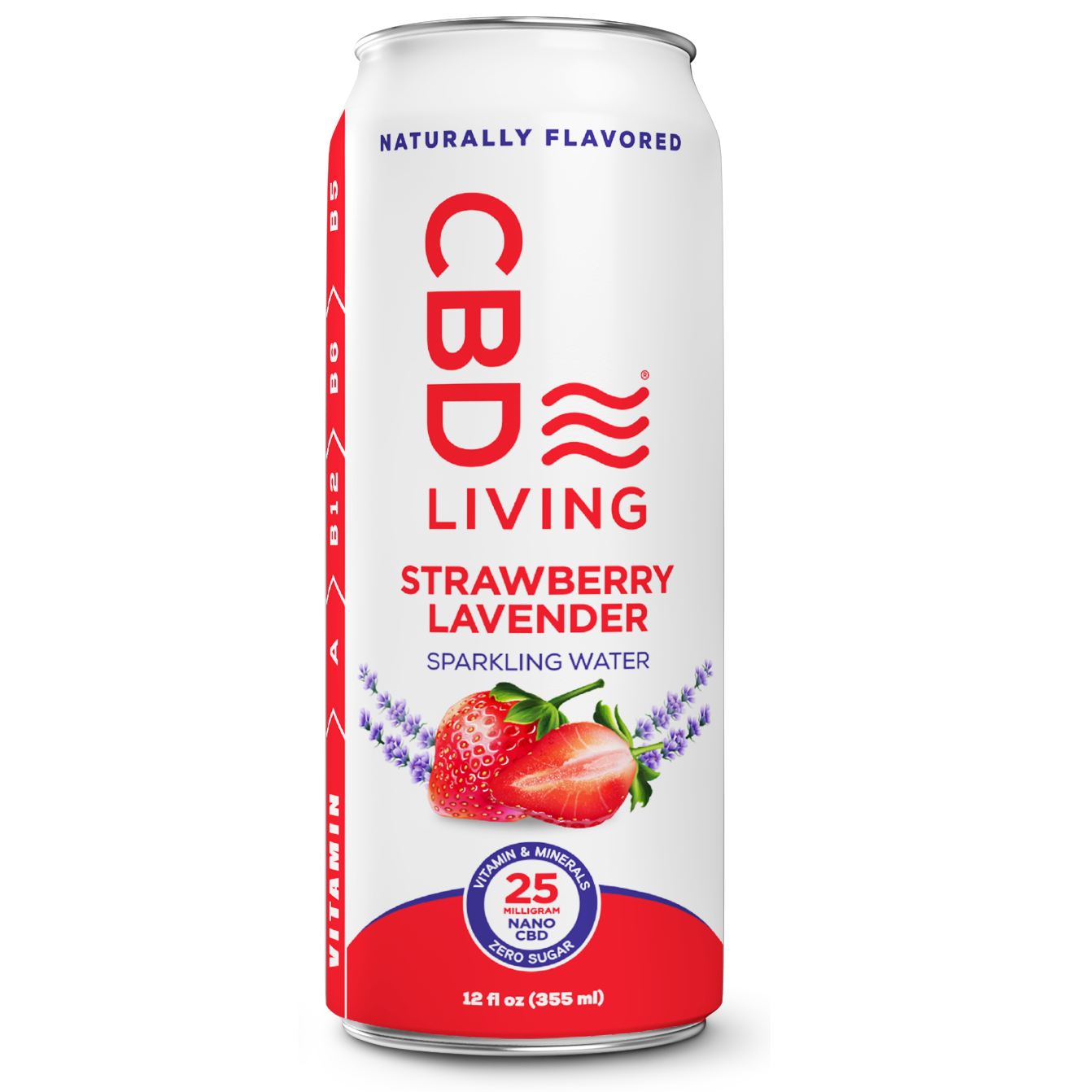 CBD Living Sparkling Water - 12 Pack