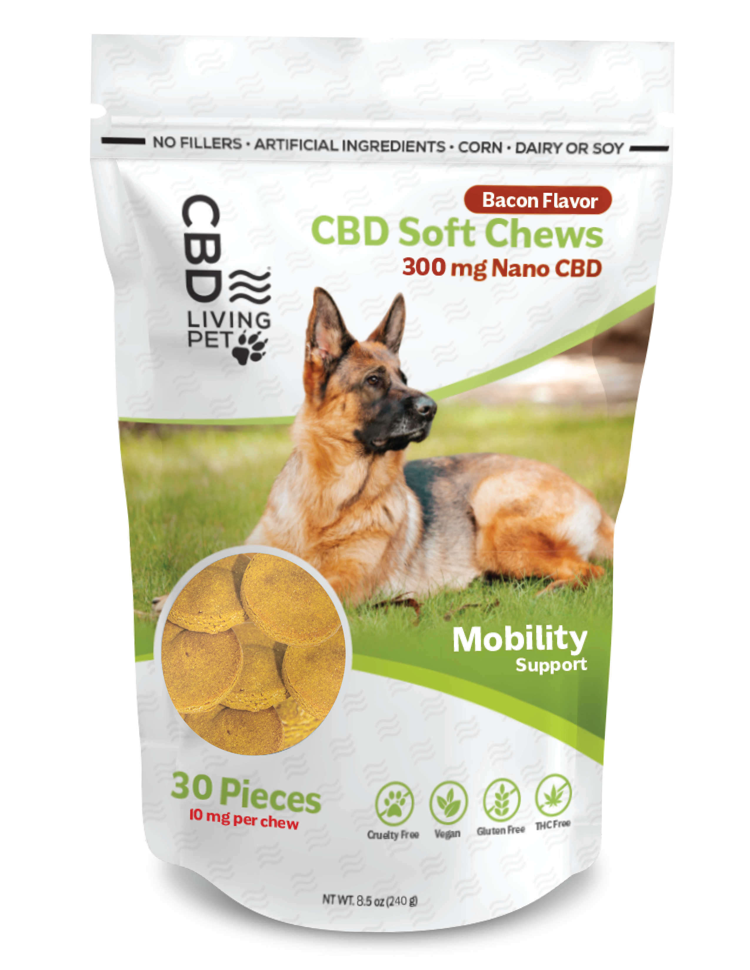 CBD Living CBD Dog Chews Mobility Support