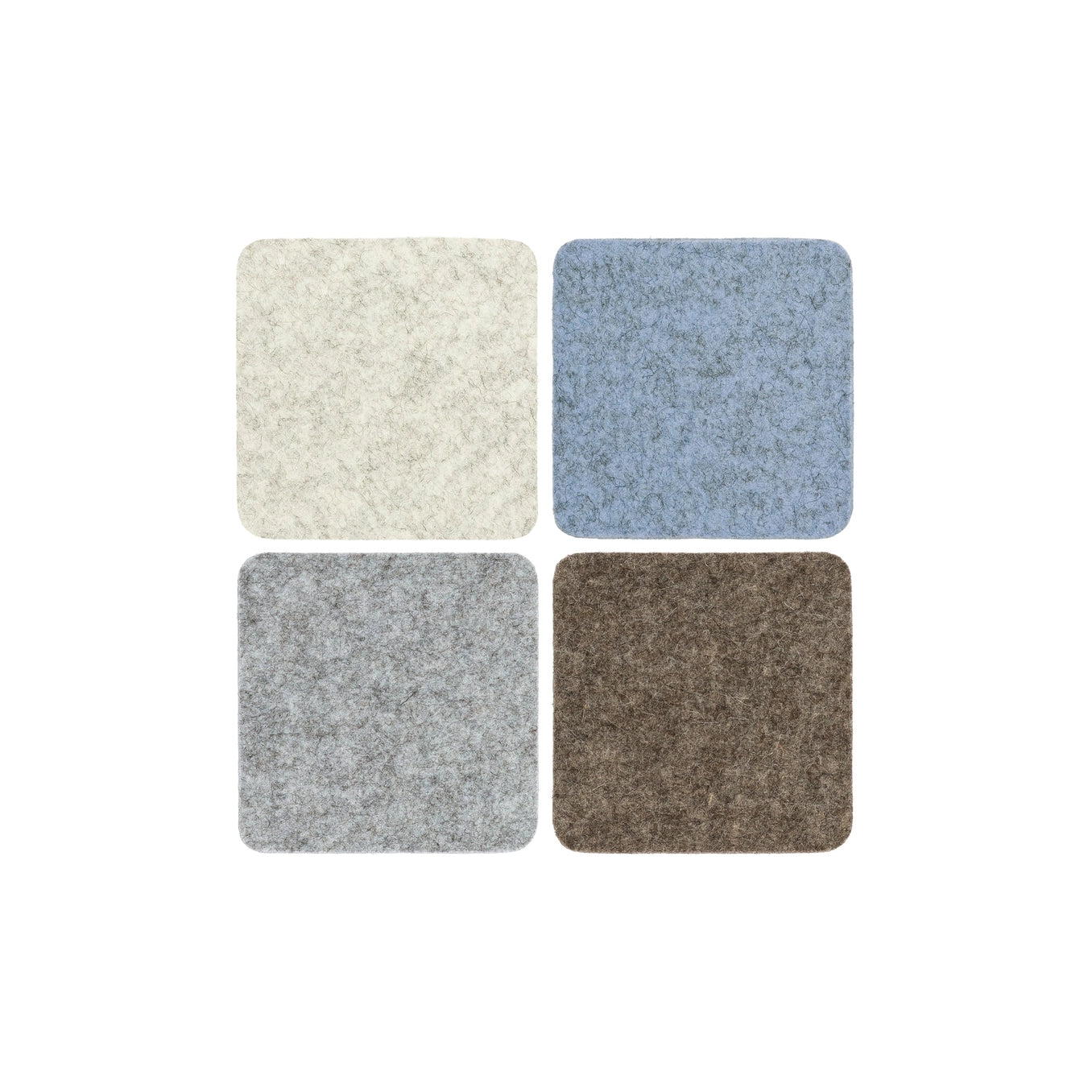Bierfilzl Merino Wool Felt Coasters (Set of 4)