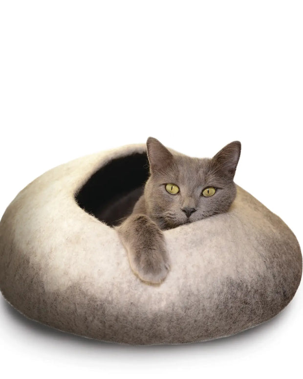 Wool Pet Cave, Natural Ombre - Dharma Dog Karma Cat