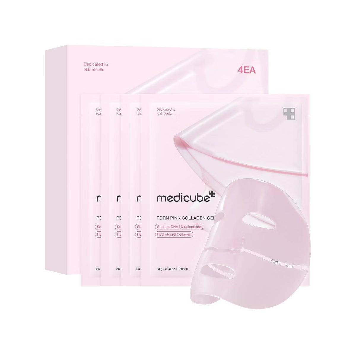 Medicube PDRN Pink Collagen Gel Mask (Box of 4)