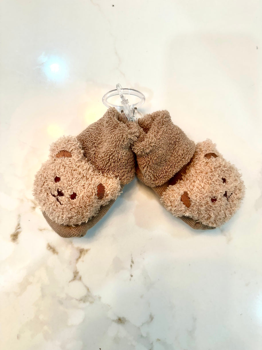 Annie & Charles - Bear Socks with Non-Slip Sole