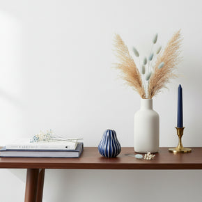 AFT Blue Gugu Pear Small Porcelain Bud Vase