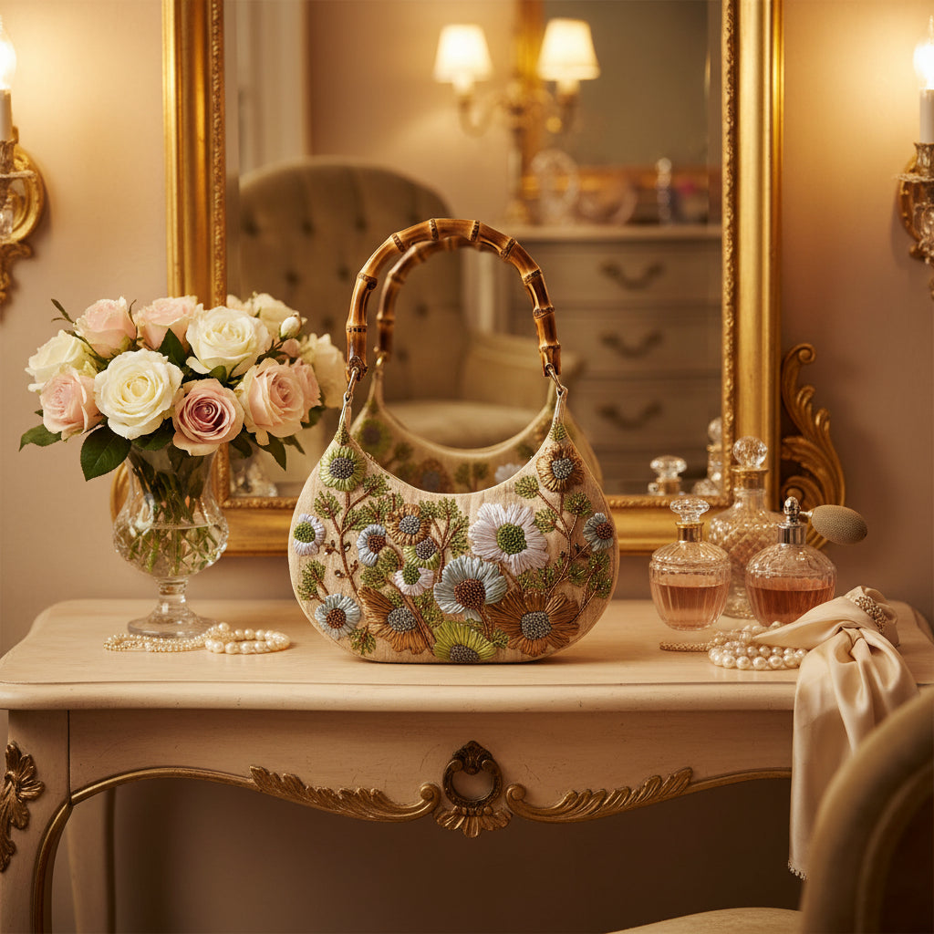 Tiana NY Earth Flowers Handbag