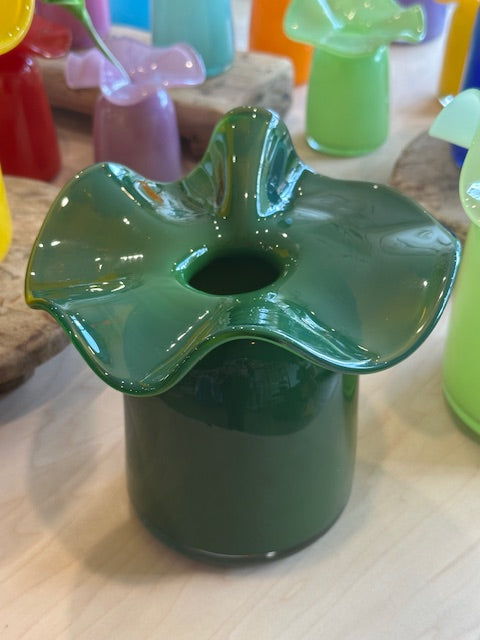 Ruffle Bud Vase