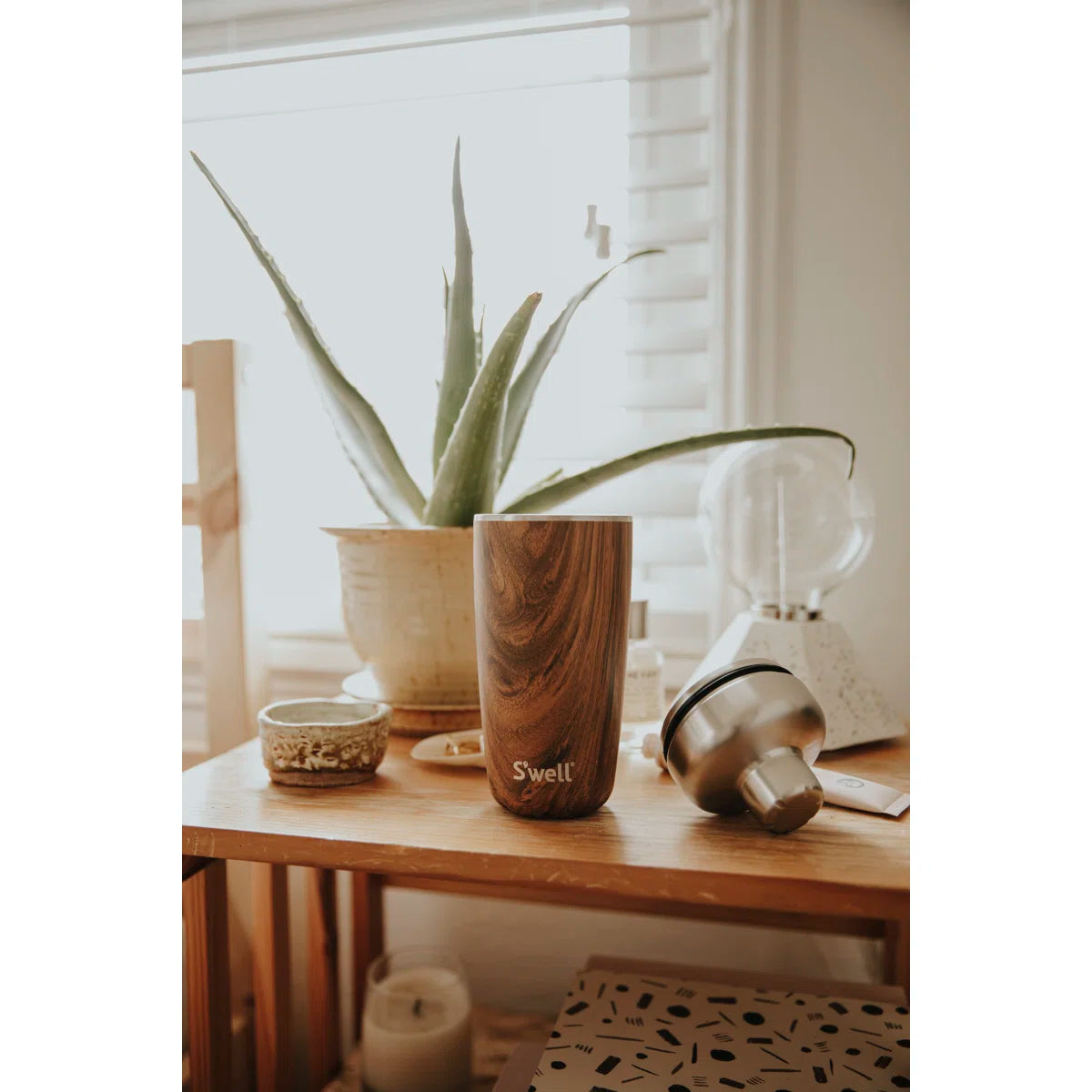 S'well Teakwood Wine Chiller