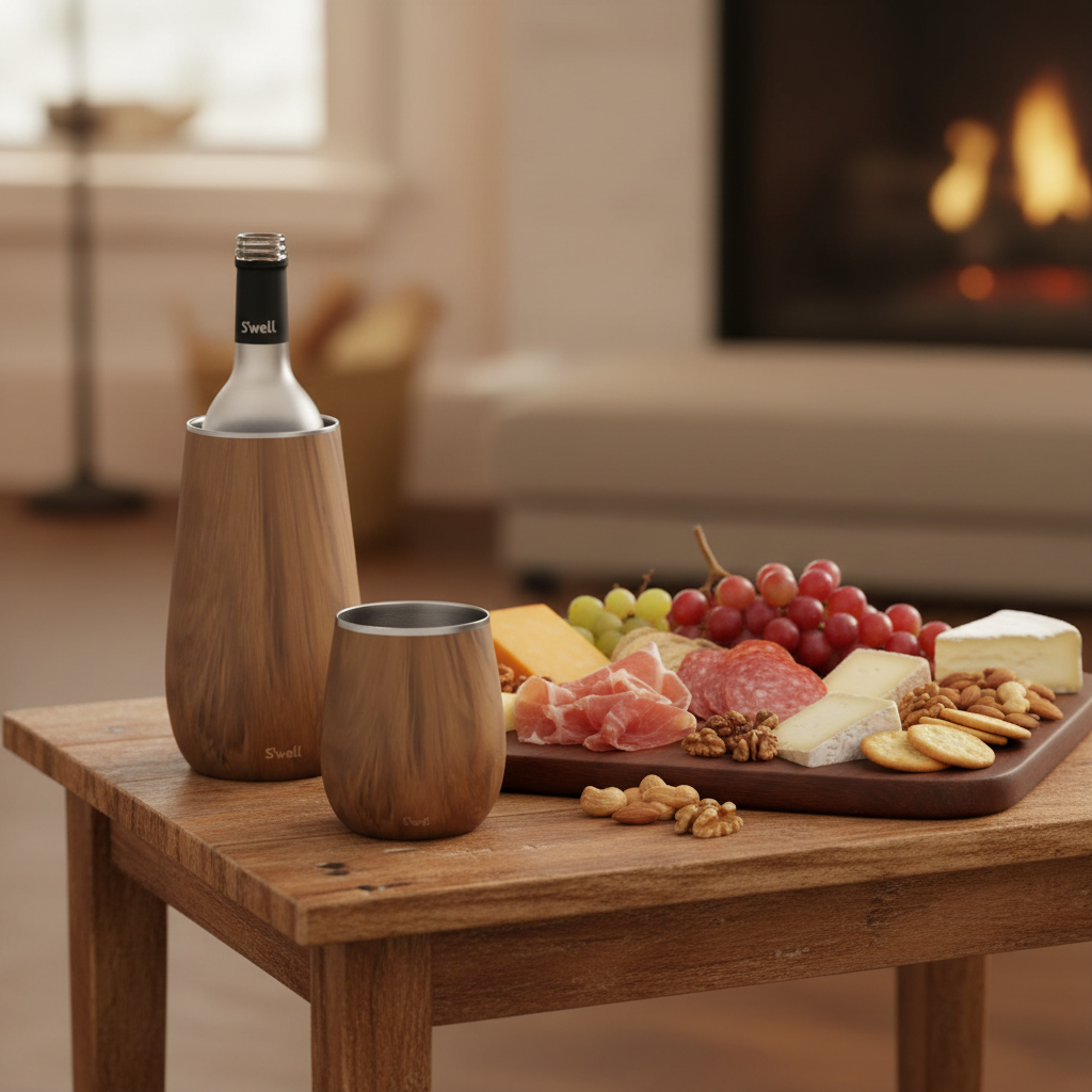 S'well Wine Tumbler - Teakwood