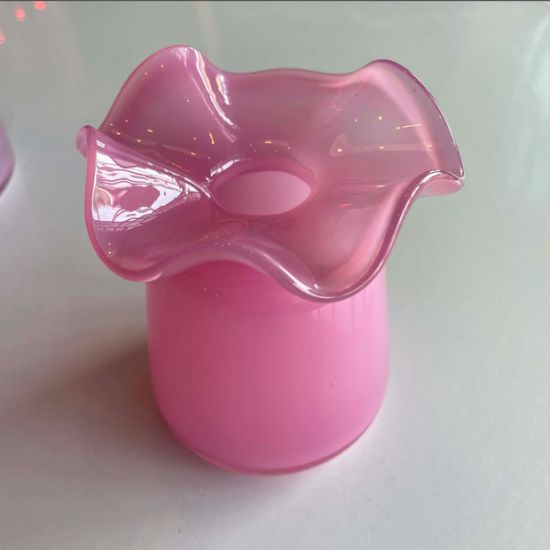 Terraglassworks Ruffle Bud Vase