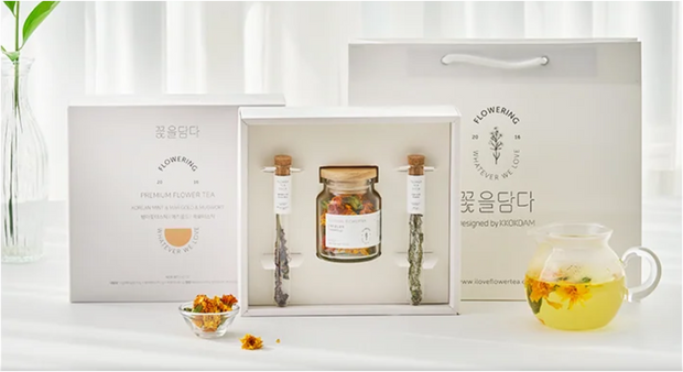 KKOKDAM_Original Flower Tea & Flower Tea Stick Gift Set