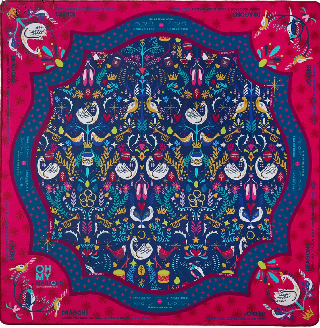 Oh My Mahjong - Pear Tree Mahjong Mat