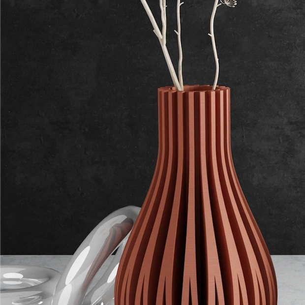 Modernized Pottery - Willow Vase