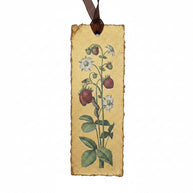 Epigr'am Strawberries and Irises Gold Illumination Bookmark