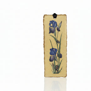 Epigr'am Strawberries and Irises Gold Illumination Bookmark