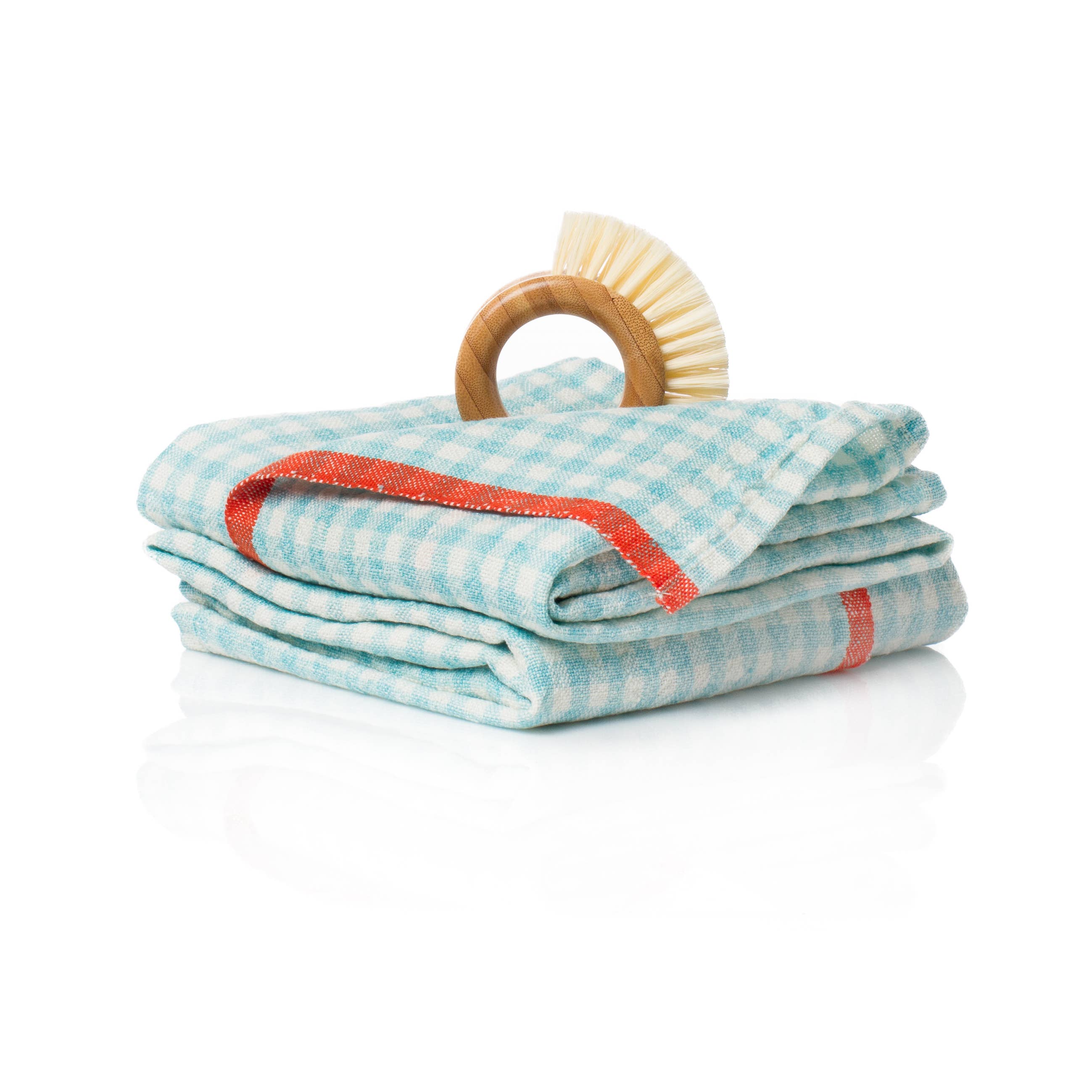 Two-Tone Gingham Tea Towels