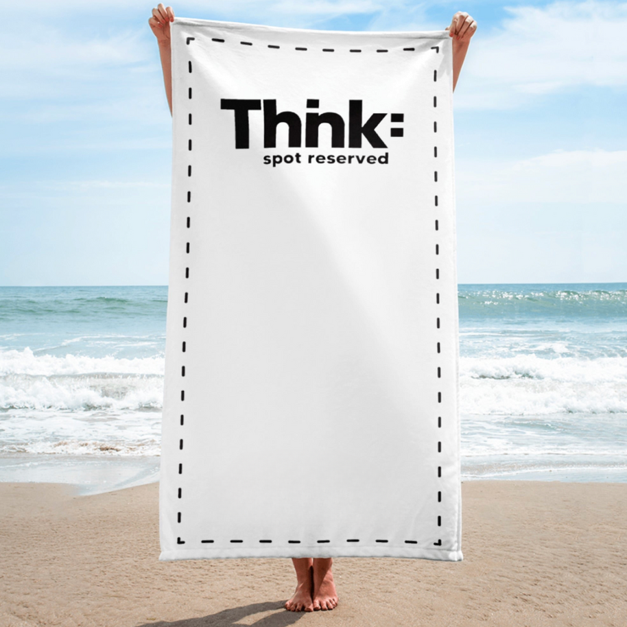 Thnk: Spot Reserved Beach Towel