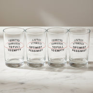Half Full and Half Empty Glasses