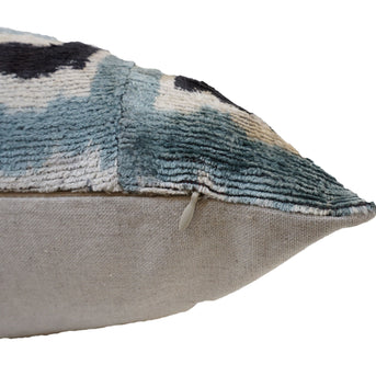 MD Home Handmade Ikat Silk/Velvet Pillowcase