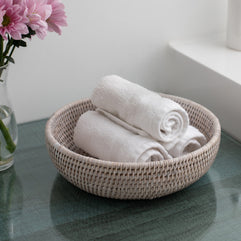 Artifacts Trading Company Rattan Everything Bowl Decorative Basket