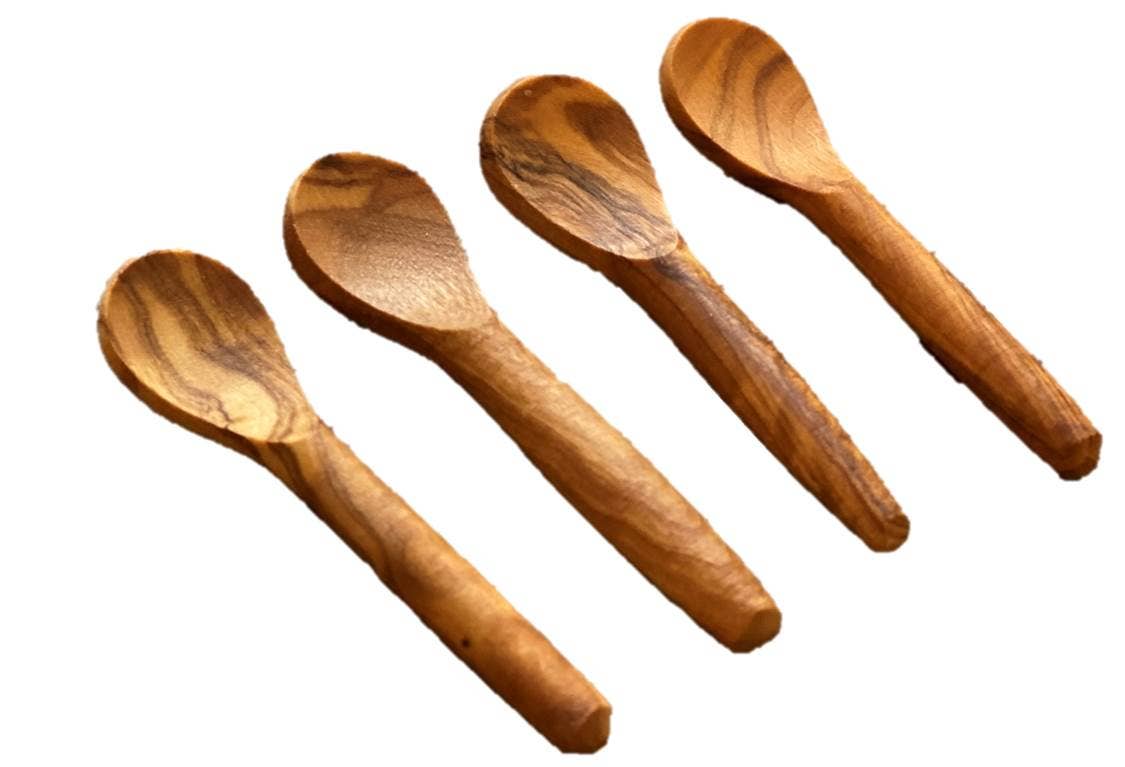 Olive Wood Mini Scoop (4 inch)