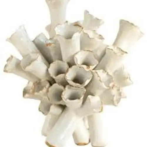 Coral White Vase