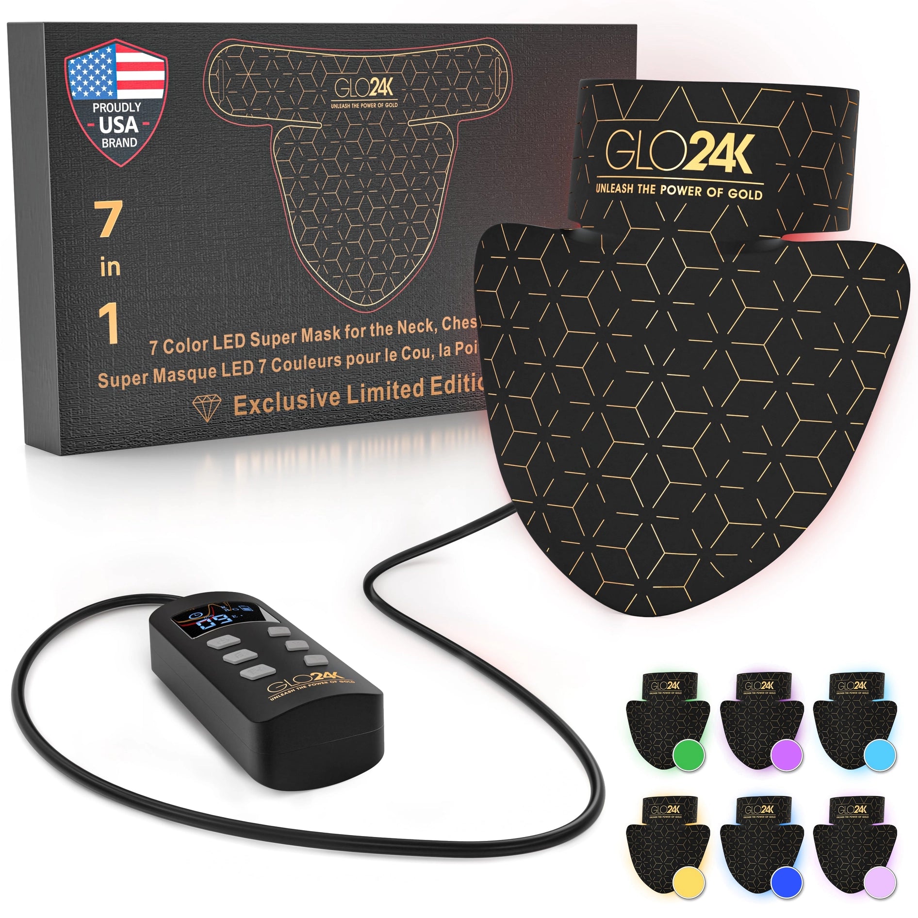 7 Color Led Super Mask For the Neck, Chest & Décolleté
