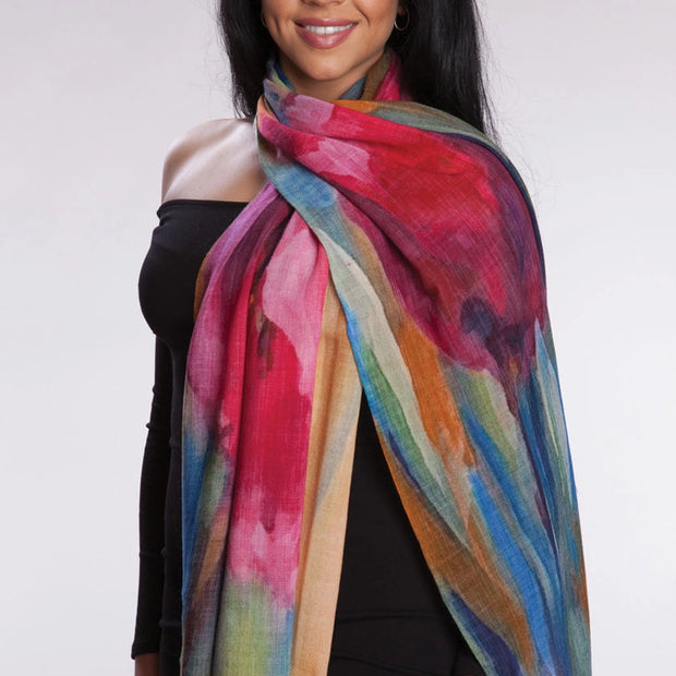 Reena Fine Wool Shawl