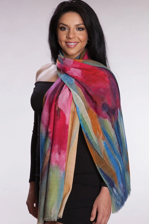 Reena Fine Wool Shawl