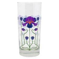 Purple Iris Collins Glass