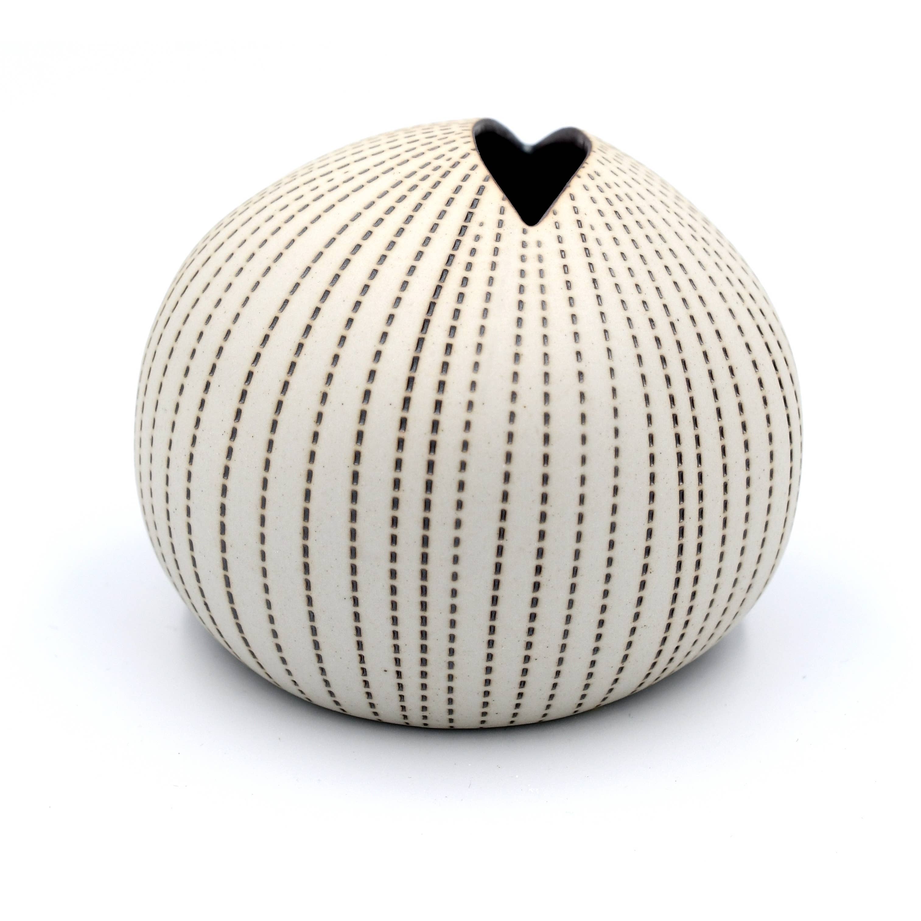 Art Floral Trading Pebble L-Handcrafted Porcelain Bud Vase