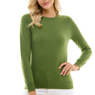 Women's Grade-A Cashmere Crew Neck Sweater