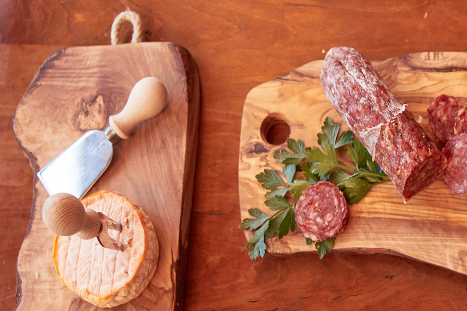 Verve Culture Italian Olivewood Charcuterie and Cheese Board