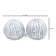 AFT Pebble Handcrafted Porcelain Salt and Pepper Shaker Set