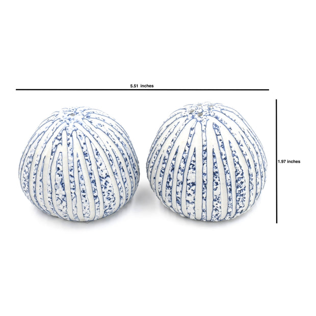 AFT Pebble Handcrafted Porcelain Salt and Pepper Shaker Set