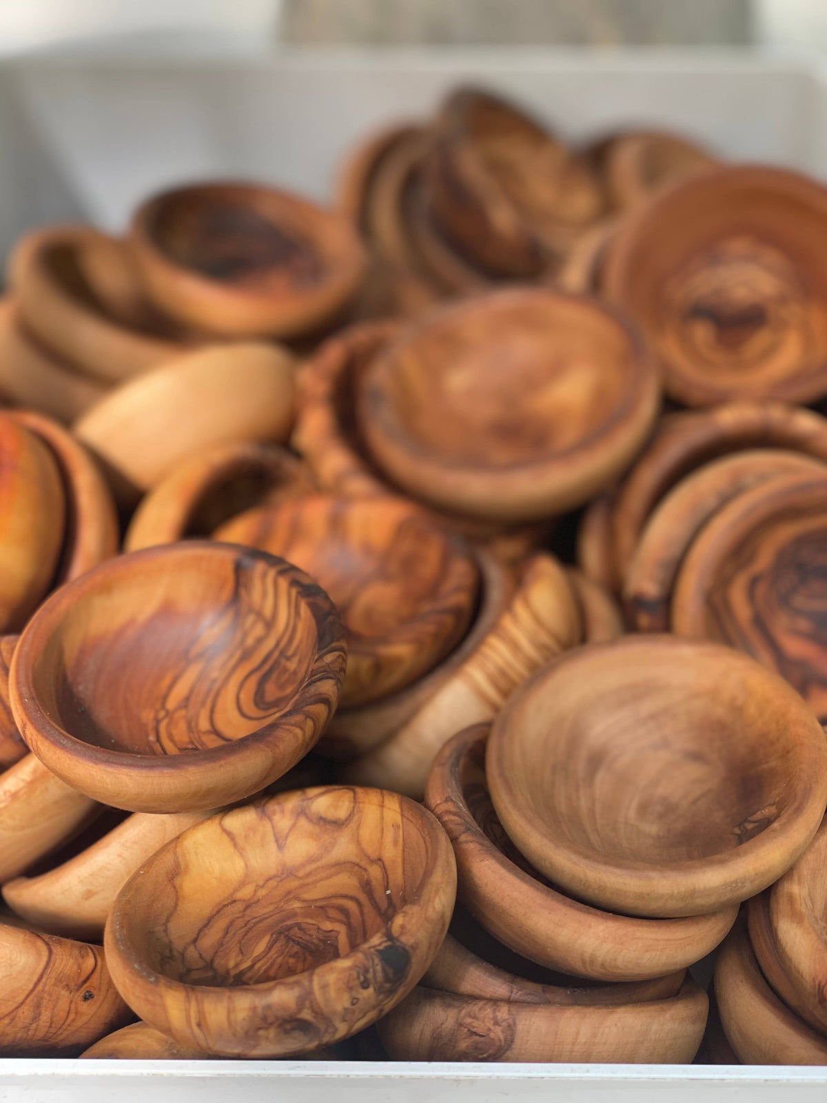Natural OliveWood Olive Wood Pinch Bowl