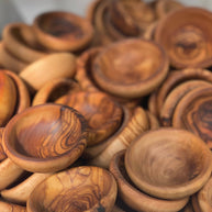 Natural OliveWood Olive Wood Pinch Bowl