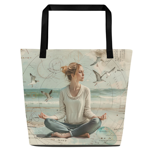 Meditation By The Sea - Beach Bag #2