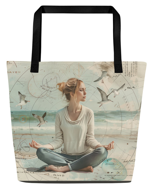 Meditation By The Sea - Beach Bag #2