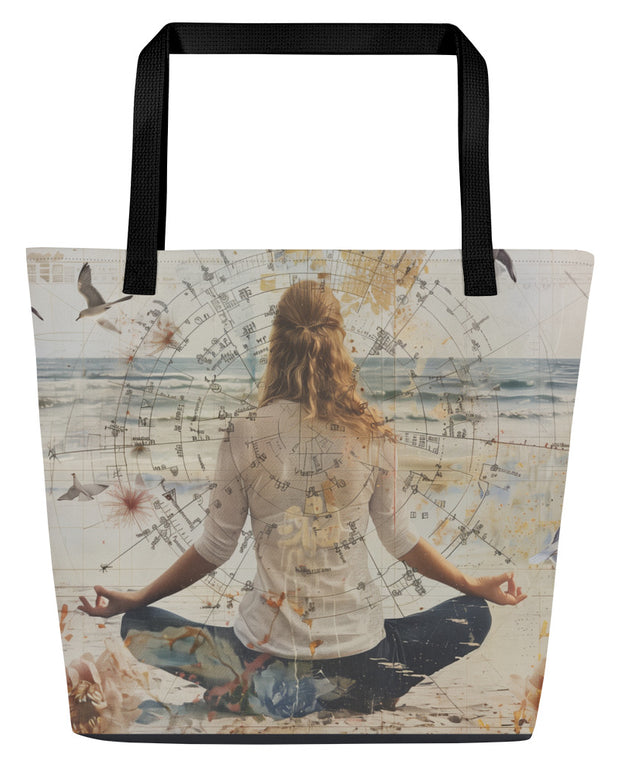 Meditation By The Sea - Beach Bag #1