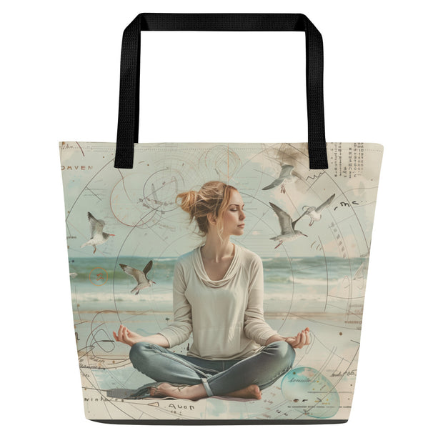 Meditation By The Sea - Beach Bag #2