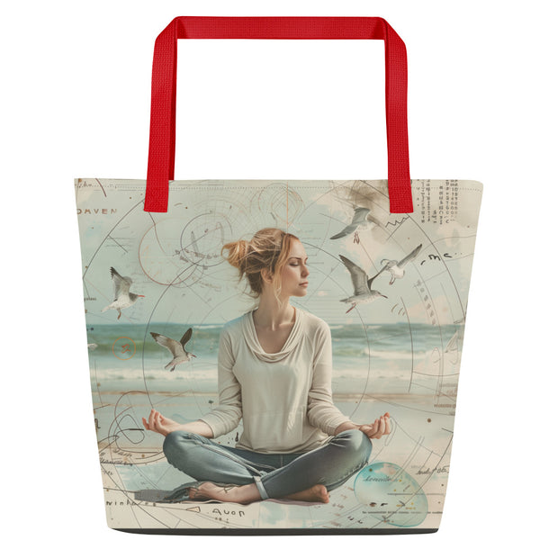 Meditation By The Sea - Beach Bag #2