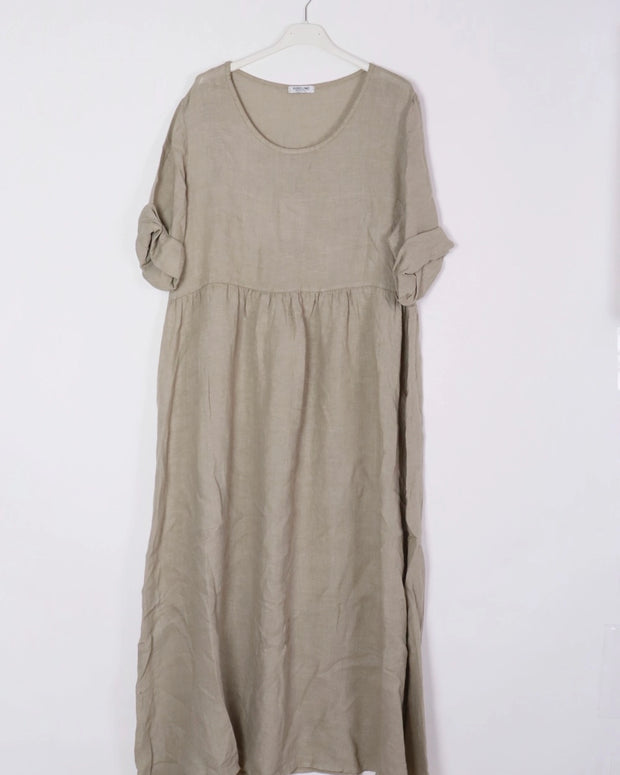 LÉA & LUC Scoop Neck Long Dress