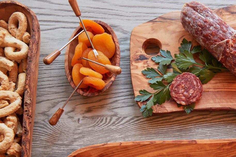 Verve Culture Italian Olivewood Aperitivo Forks