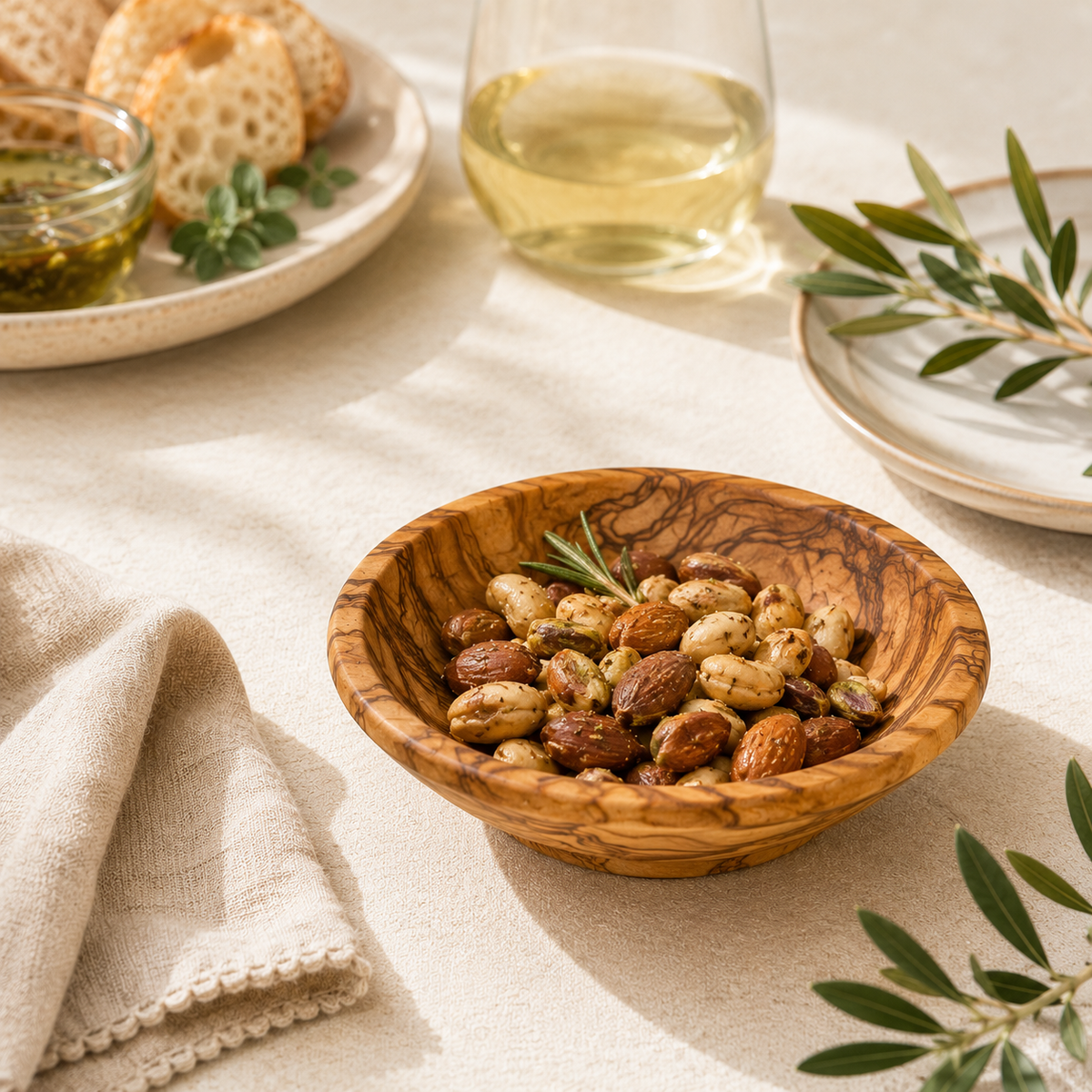 Natural OliveWood Mini Olive Wood Dish