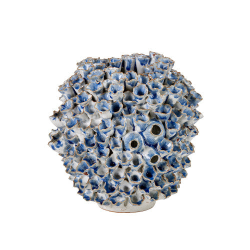 Blue-And-White-Coral-Vase - Large