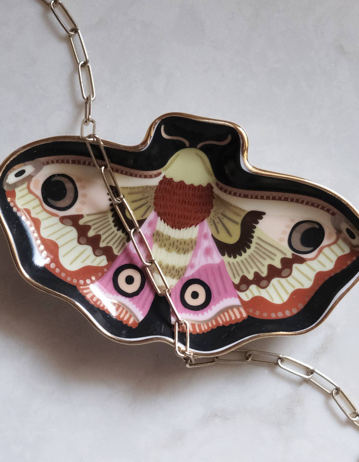 Idlewild Co. Porcelain Trinket Dish | Moon Moth