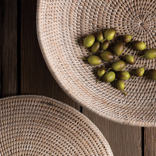 Burma Rattan Offering Bowl