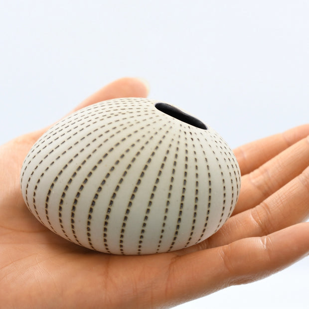 AFT Brown Dotted Pebble Mini S-Handcrafted Bud Vase