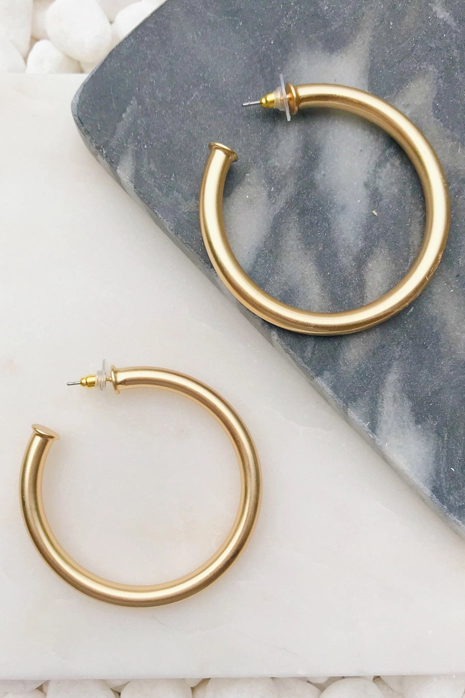 Ellison + Young Upper Class Taste Hoop Earrings