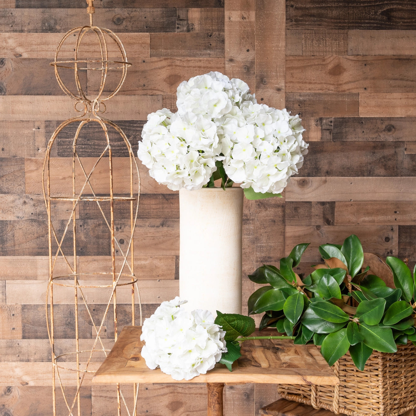 Mills Floral Company Real Touch Hydrangea